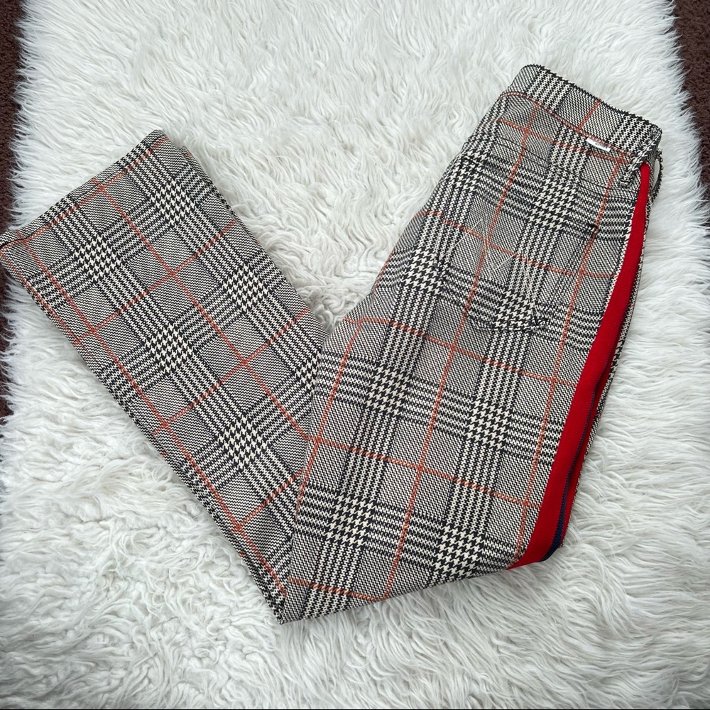 Mother The Insider Ankle Plaid Jeans